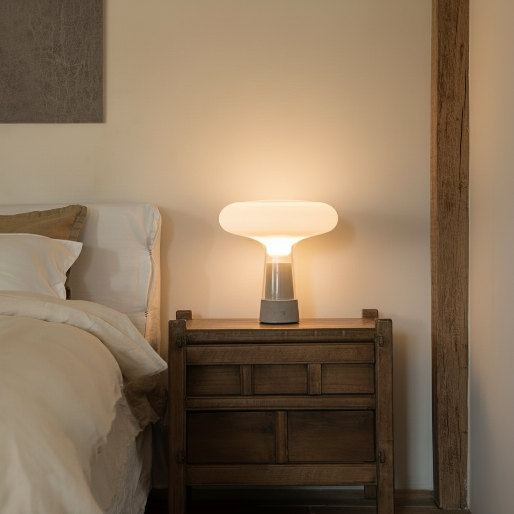Orion Opalglas Bordlampe