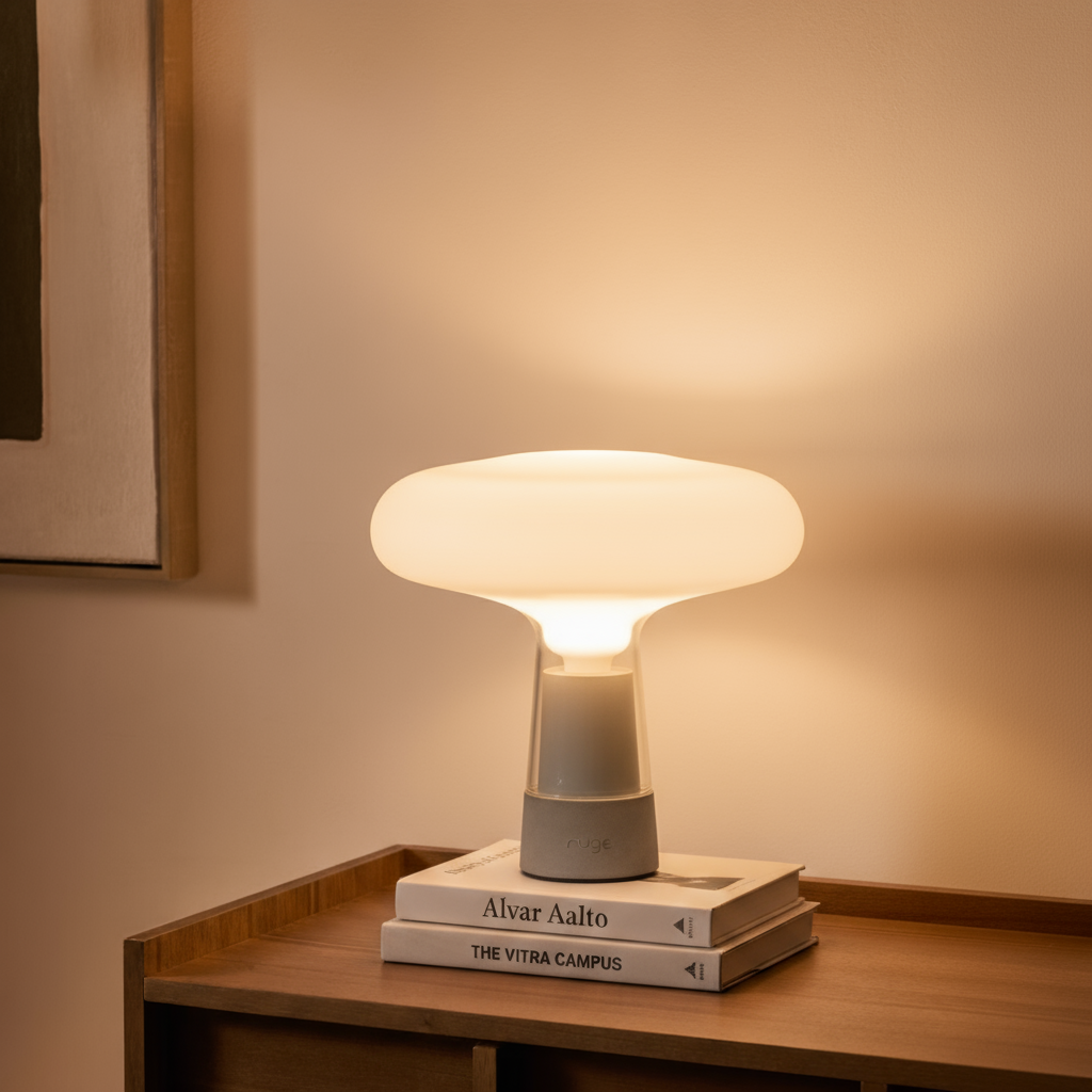 Orion Opalglas Bordlampe
